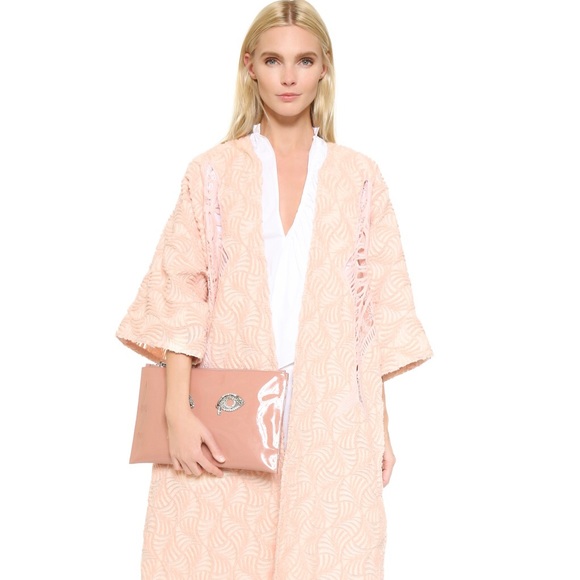 Rochas Crystal Eyes Patent Leather Clutch Pouch - Picture 8 of 8